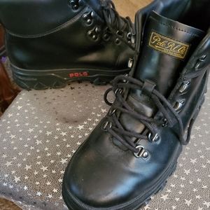 Polo R.L. Co. Black Leather Boots